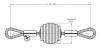 4 INCH SHORT RUBBER DUCT SWABS DIMENSIONS